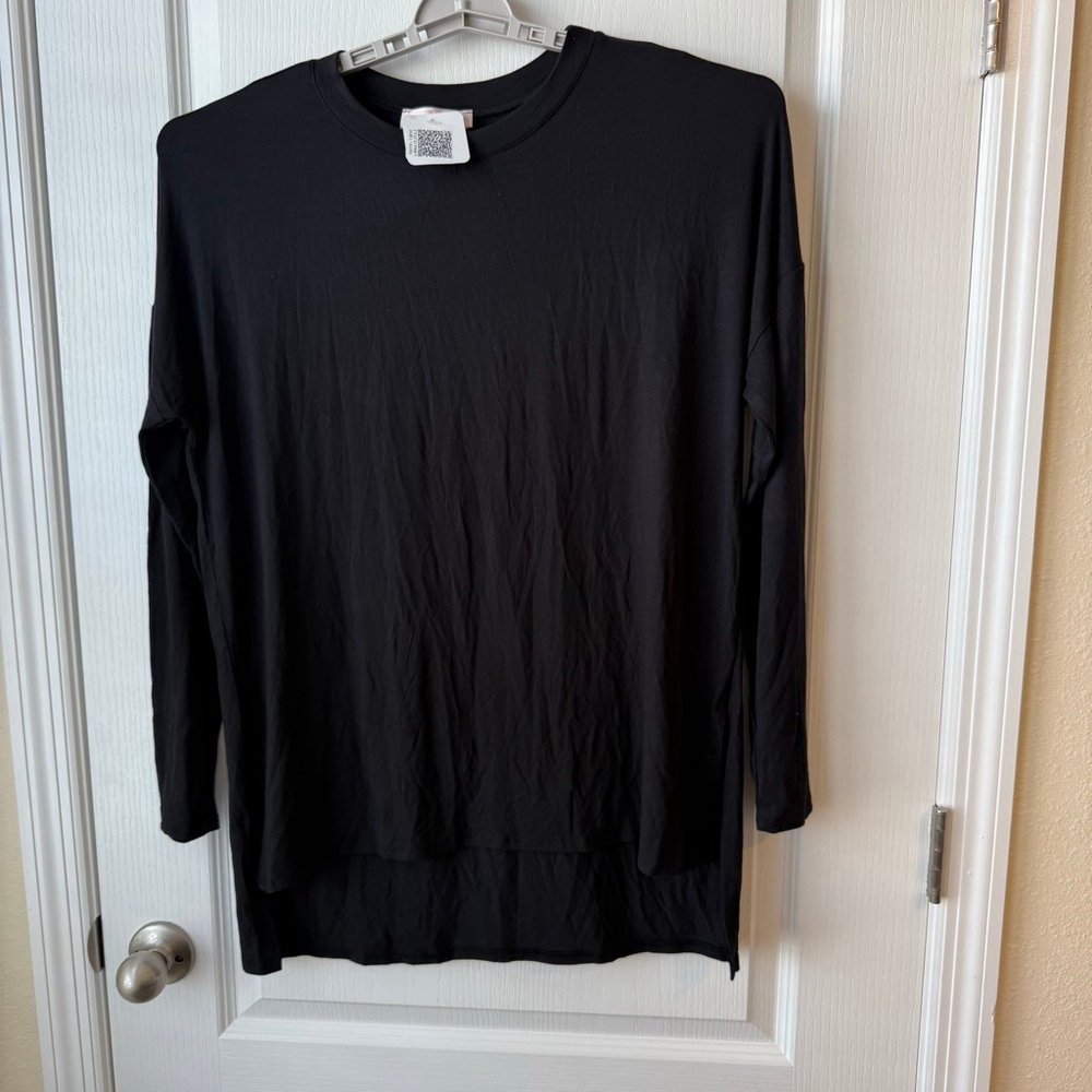 Women's Nadine West Black Long Sleeve Tee L